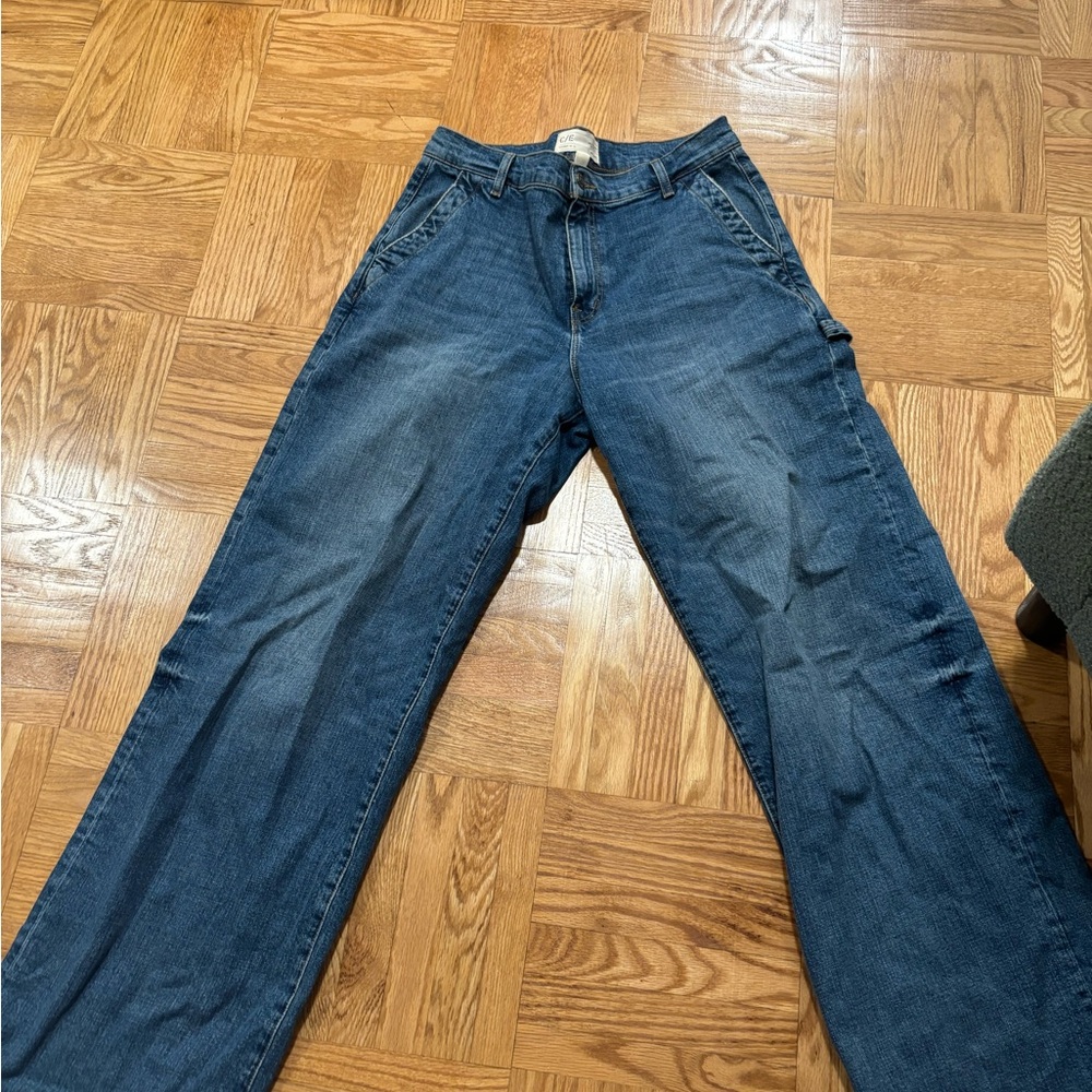Current/Elliott Dark Blue Flare Jeans